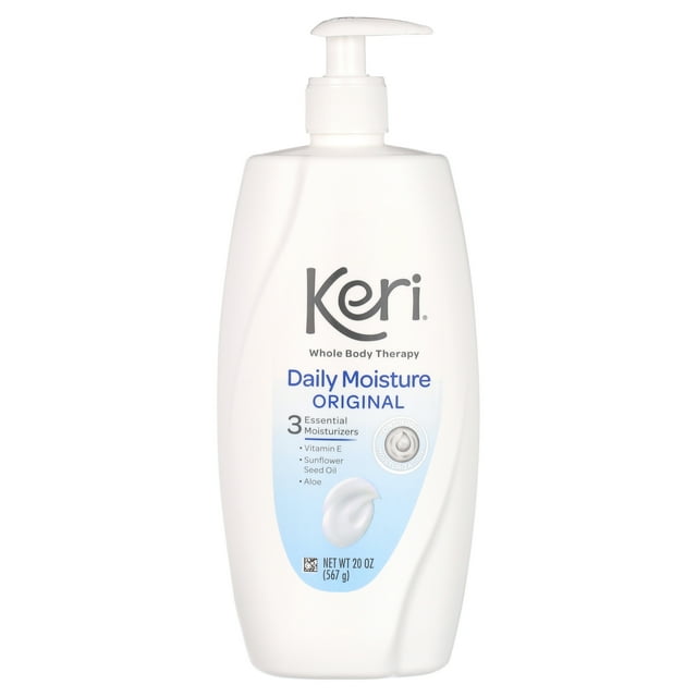 Keri Daily Dry Skin Therapy Moisturizing Original Body Lotion, Lightly
