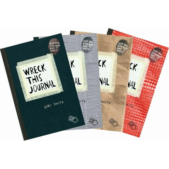 Keri Smith Wreck This Journal Bundle Set