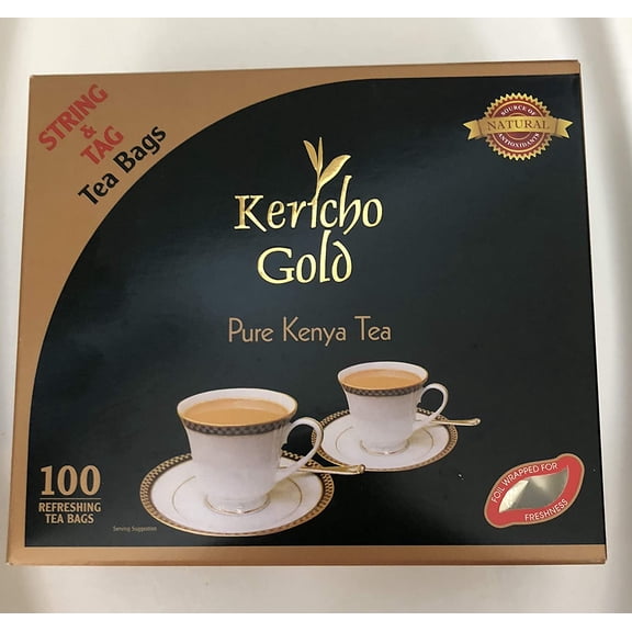 Kericho Gold Pure Kenya Tea string foil wrapped