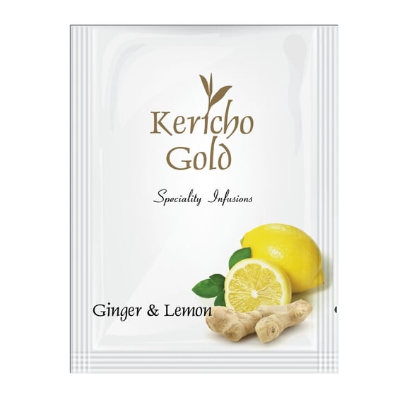 Kericho Lemon Ginger Individually Wrapped Bags 1000 Tea Bags
