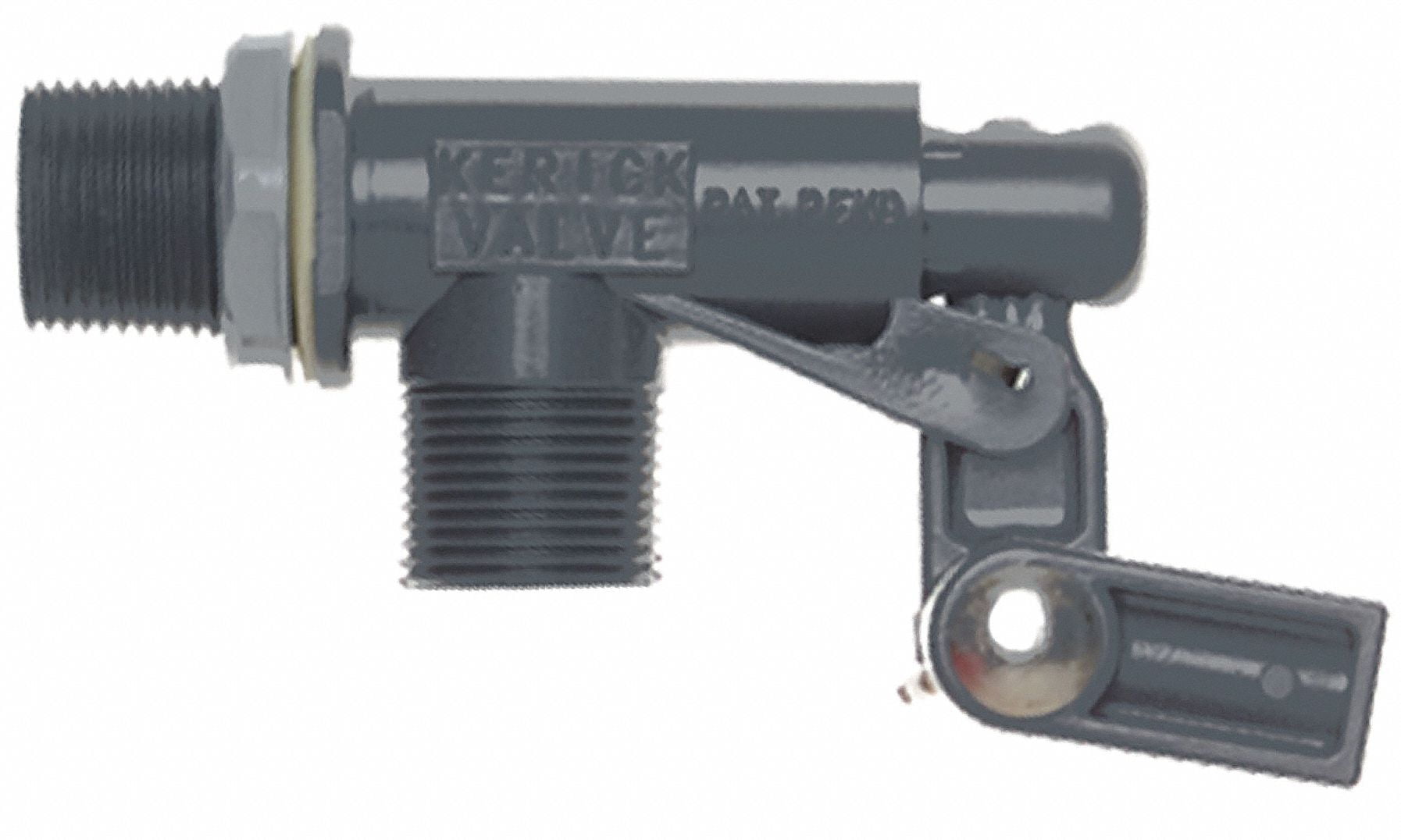 Kerick Float Valve,3/4 In,PVC,Bulkhead Mount PT75LS