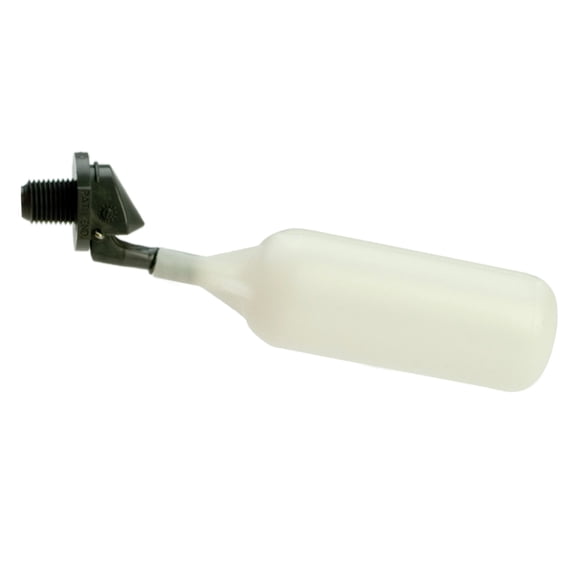 Kerick Valve M2S2 PVC Mini Float Valve, Standard Mount, Fixed Arm, 1.5 gpm at 60 psi, 1/4" NPT Male J101