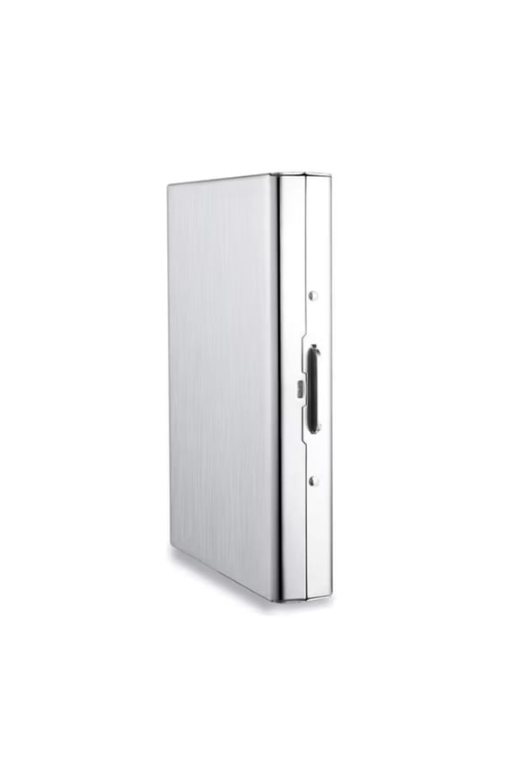 - 6 Slot RFID Blocking Metal Card Holder Wallet for Credit Cards Cash and IDs