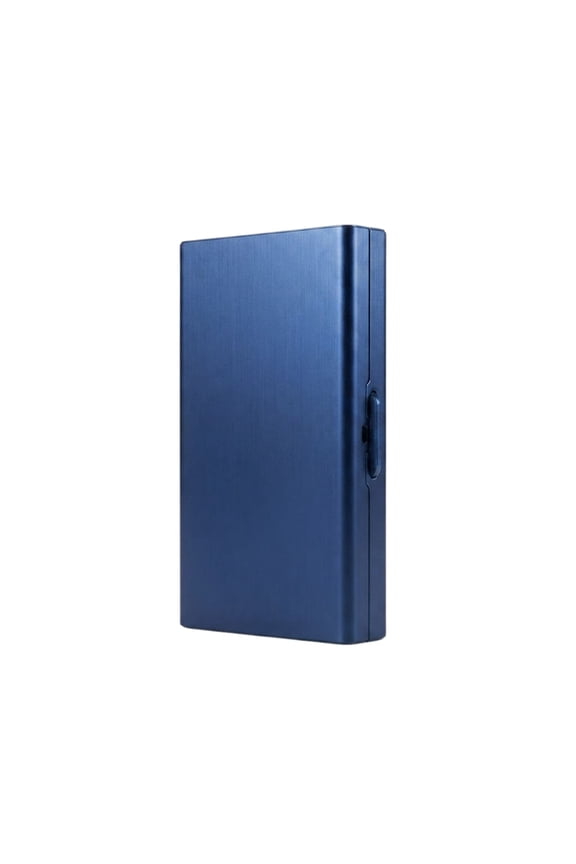 - Compact Metal RFID Blocking Card Wallet with 6 Compartments for Cards and IDs