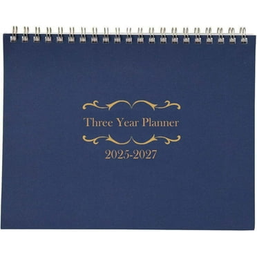Kerixi 3 Year Calendar Planner 2025-2027 (Blue)