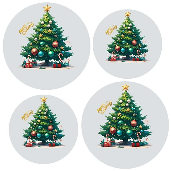Kerixi Burner Covers for Electric Stove Christmas Tree