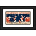 thumbnail image 1 of Kerkam, Earl 24x14 Black Ornate Wood Framed with Double Matting Museum Art Print Titled - Do not use hose for washing your automobile, 1 of 4
