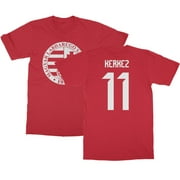 Kerkez 11 Jersey Style - Hungary Soccer Cup Fan Unisex T-Shirt (Red, Small)