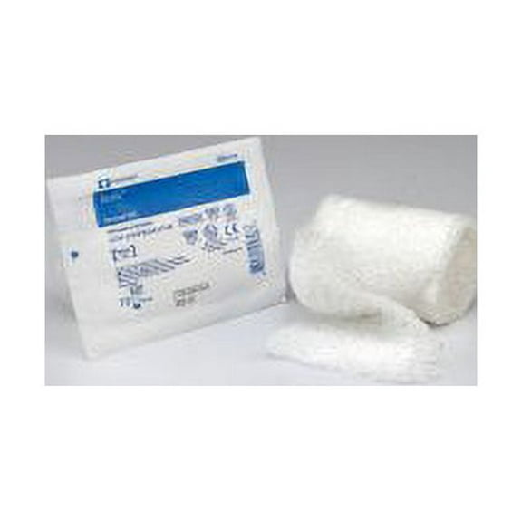 Kerlix Fluff Bandage Roll Gauze 6-Ply 3-4/10 Inch X 3-6/10 Yard Roll Shape Sterile, 6725 - Case of 96