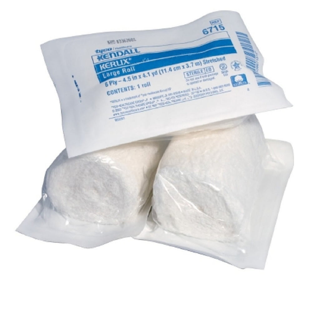 Kerlix - Fluff Bandage Roll Kerlix - Gauze 6-Ply 4-1/2 Inch X 3-1/10 Yard Roll Sterile - 1/Each