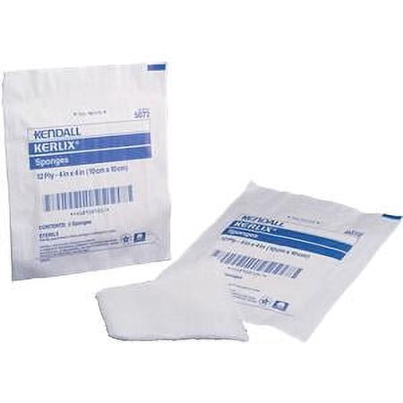 Kerlix Sterile Sponge 4'' x 4'', 2-Packs, Box of 25