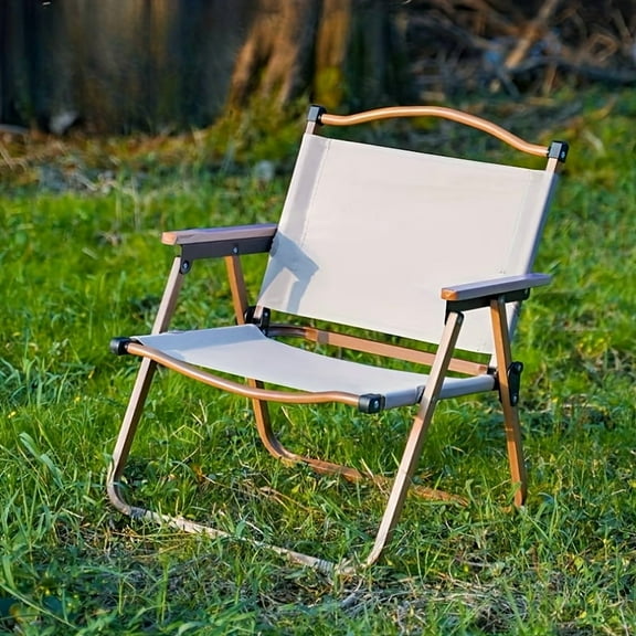 Kermit Folding Chair Green Portable Weatherproof Lounge Chair for Fishing Camping Beach Foldable Washable with Solid Back Support Easy Handle Operation Hard Floor Suitable