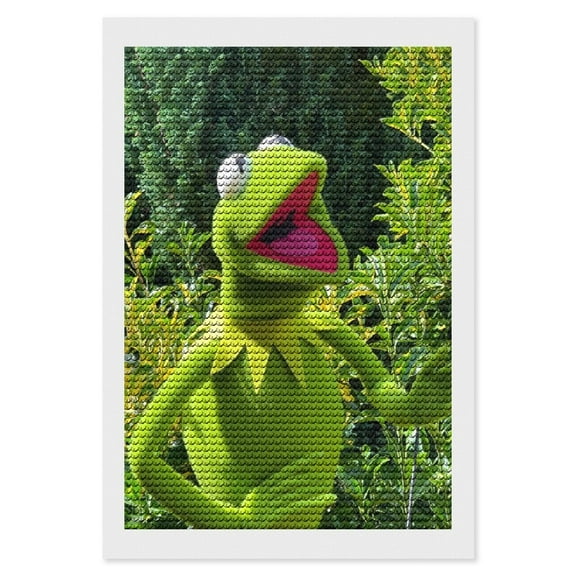 Ke-Rmit The Fro Diamond Art Kits DIY 5D Anime Painting by Number Kits Full Drills for Adults Crystal Pictures Arts Craft for Home Wall Decor Gift 12"×16"