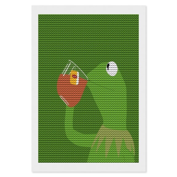 Ke-Rmit The Fro Diamond Art Kits DIY 5D Anime Painting by Number Kits Full Drills for Adults Crystal Pictures Arts Craft for Home Wall Decor Gift 8"×12"