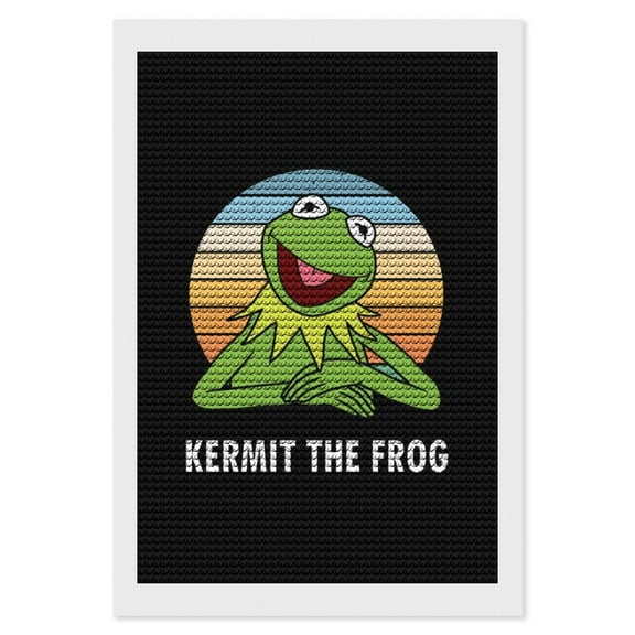 Ke-Rmit The Fro Diamond Art Kits DIY 5D Anime Painting by Number Kits Full Drills for Adults Crystal Pictures Arts Craft for Home Wall Decor Gift 8"×12"