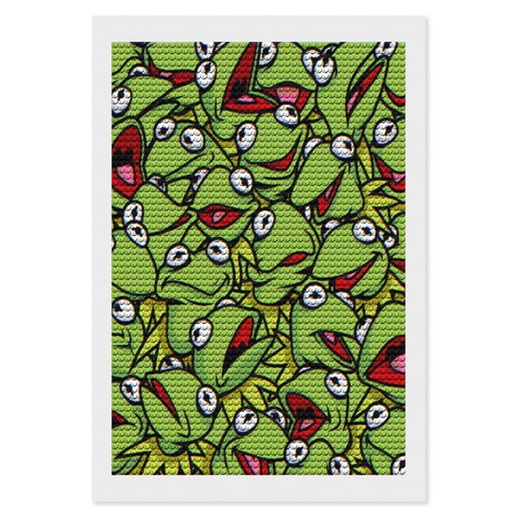 Ke-Rmit The Fro Diamond Art Kits DIY 5D Anime Painting by Number Kits Full Drills for Adults Crystal Pictures Arts Craft for Home Wall Decor Gift 8"×12"