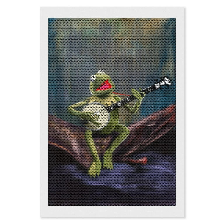 KERMIT SHEET!! DAMNGOOD ダムグッド Kermit the Frog Tapestry Crochet Pattern / Wall Hanging / Fan Art