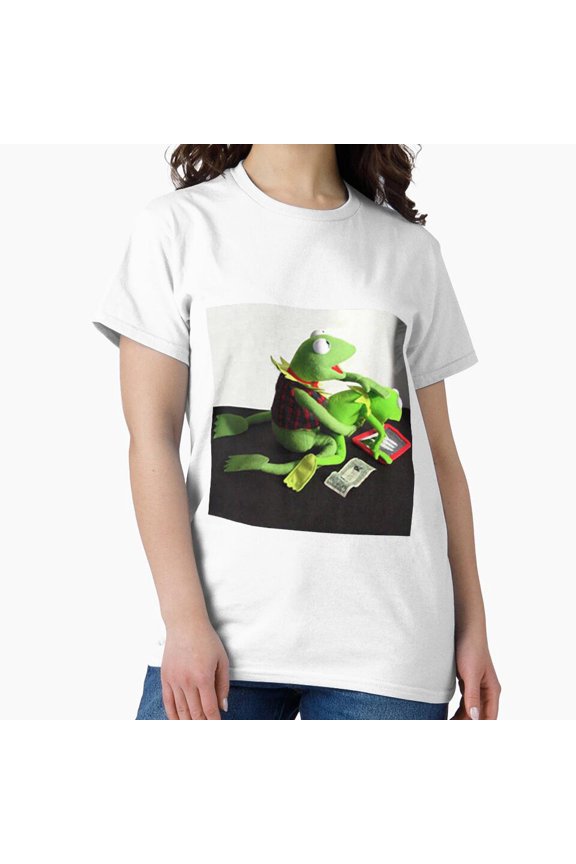 Kermit Plus Plus Active Funny Muppet Frog Internet Geek Developer T-Shirt