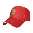 thumbnail image 1 of Kermit The Frog Baseball Caps Unisex Hats Classic Adjustable Sandwich Cap Dad Hat Stylish Trucker Casquette, 1 of 5