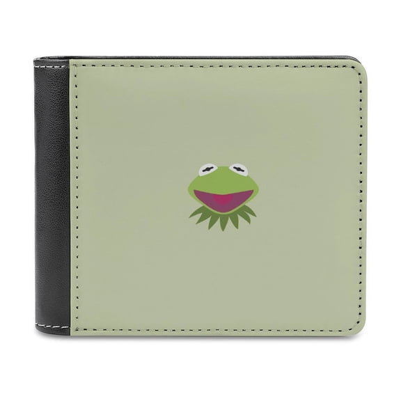 Ker-mit The Fro PU Leather Wallet with Multiple Card Slot Lightweight Wallet