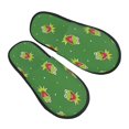 thumbnail image 1 of Ker-mit The Fro Slippers for Women Men Cotton Home Slippers Soft Fleece for Indoor Outdoor, 1 of 8