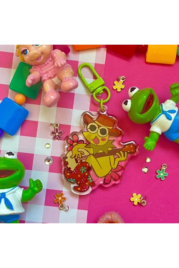 Kermit the Frog Cowboy Keychain (1 keychain)