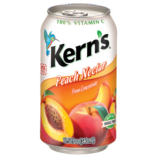 Kern's Peach Nectar from Concentrate, 11.5 Fl. oz.
