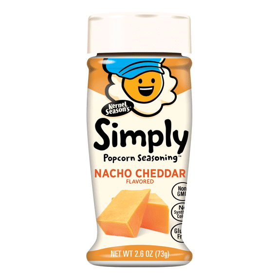 Kernel Seasons Nacho Cheddar Flavored Simply Popcorn Seasoning, 2.6 oz