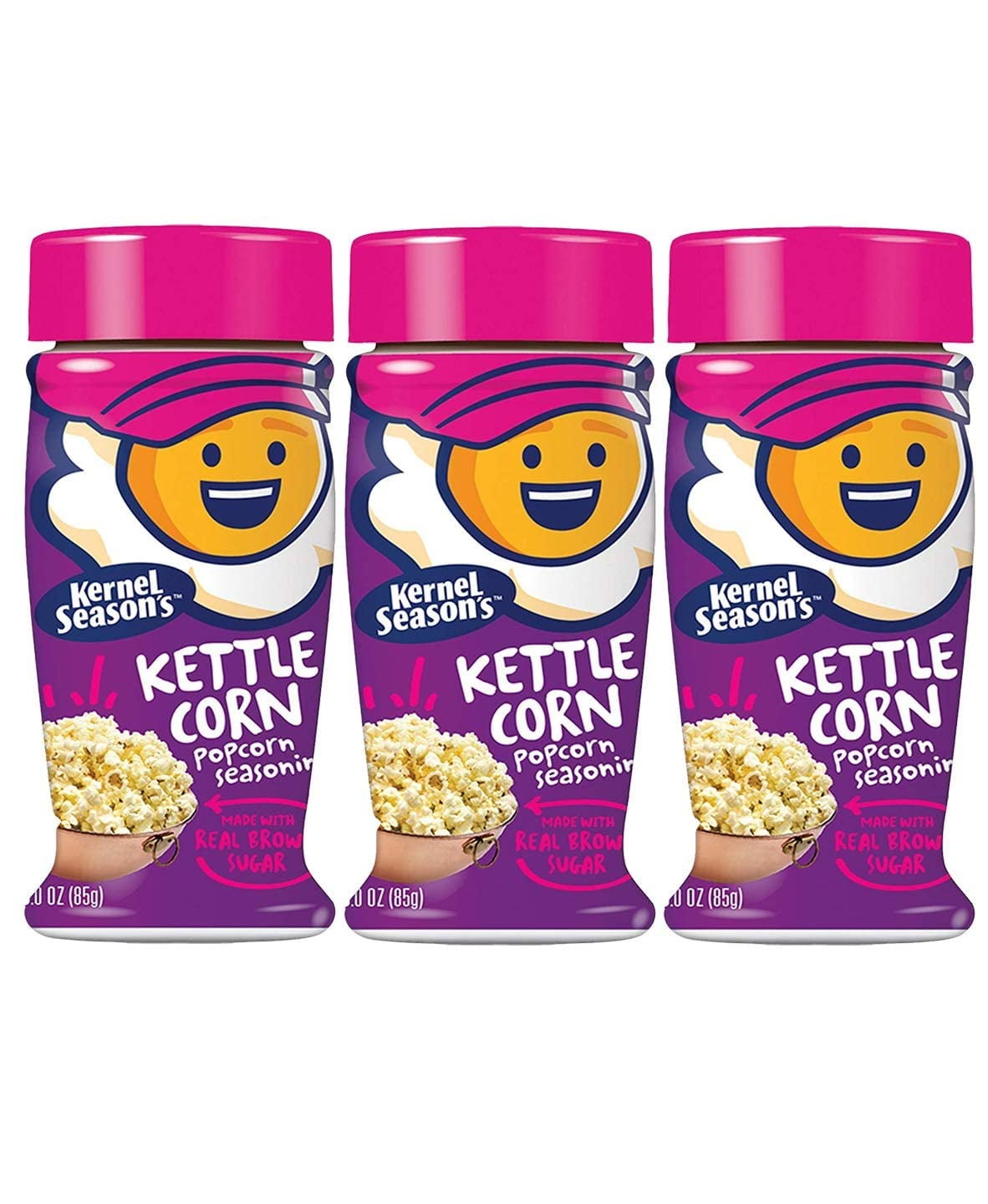 Kernel Season's Popcorn Seasoning, VTF5Kettle Corn 2.85 Ounce - Pack of 3