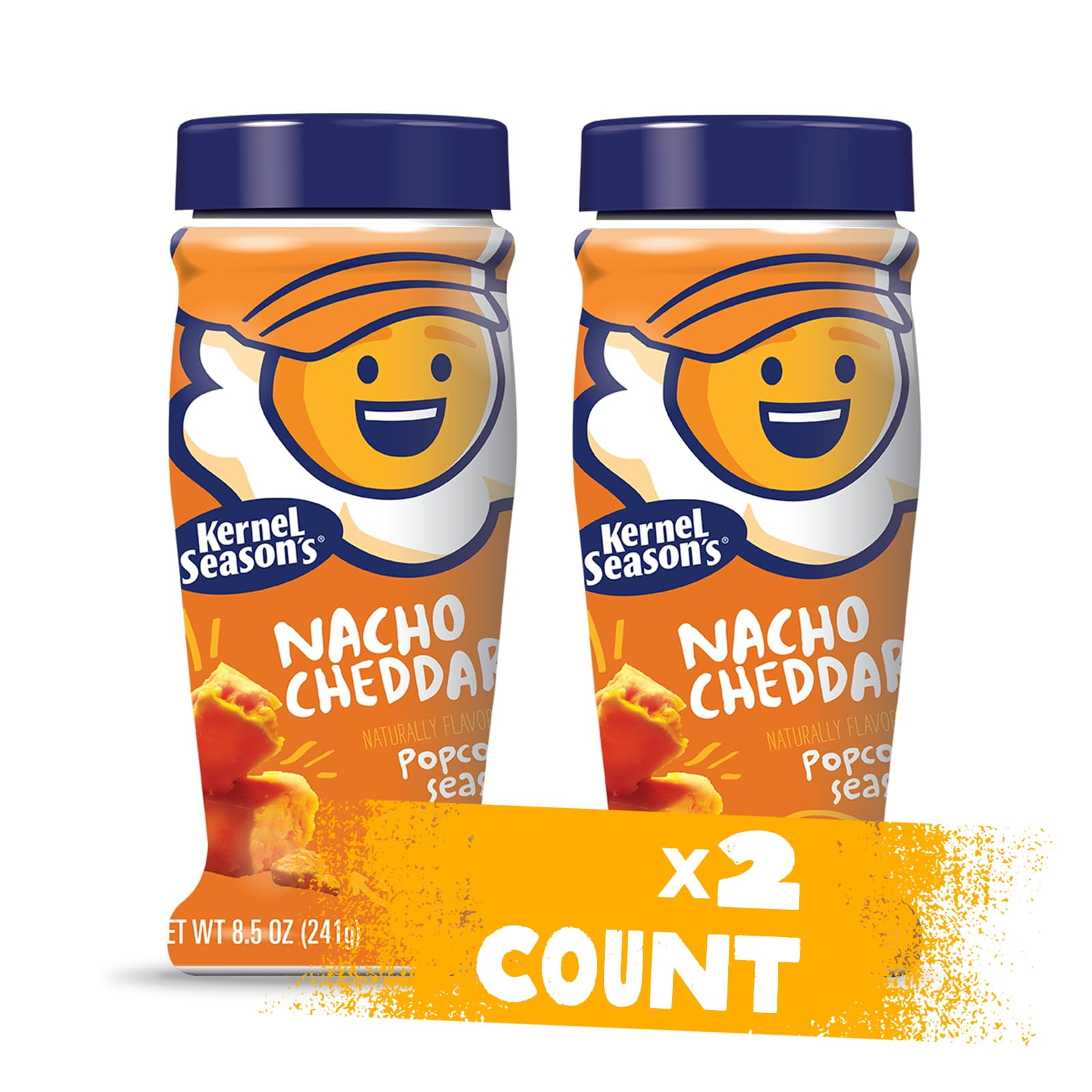 Kernel Season's Popcorn Seasoning, XEF1Nacho Cheddar, 8.5 Ounce (Pack of 2)