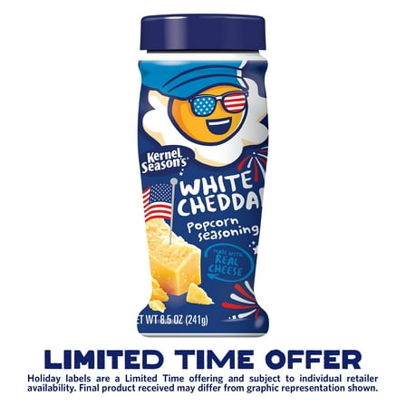 Kernel Seasons Jumbo White Cheddar Gourmet Popcorn Seasoning 8.5 oz Shaker