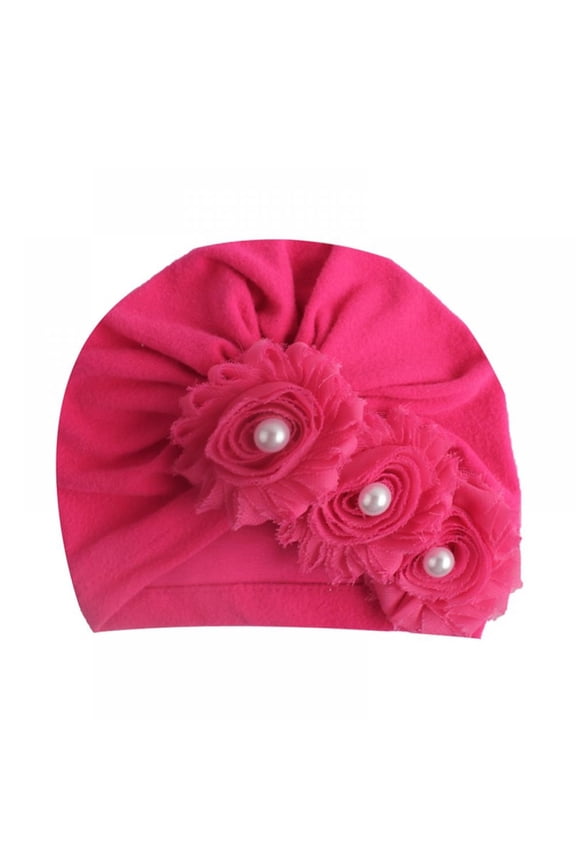 Baby Turban Hats Newborn Bows Headwraps for Baby Girls Soft Cotton Knot Cap for Toddler