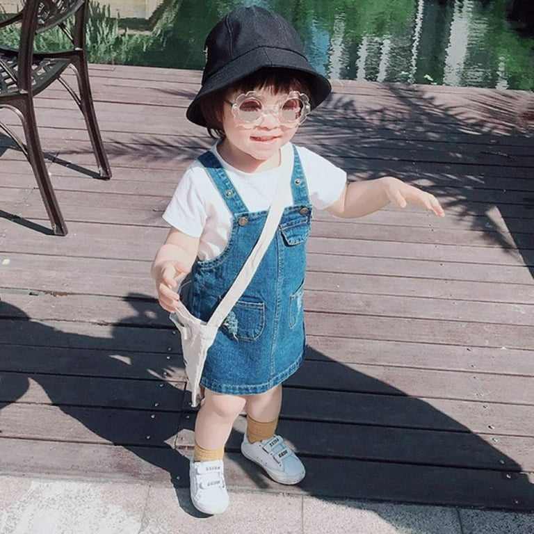 Jean overall skirt hat hotsell