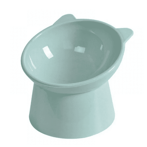 Kernelly Raised Cat Bowl for Dry Wet Cat Food, Elevated Pet Bowl Cat Dish, Protect Cat's Spine, Stress Free, Slanted Design for Cat Easy Eating