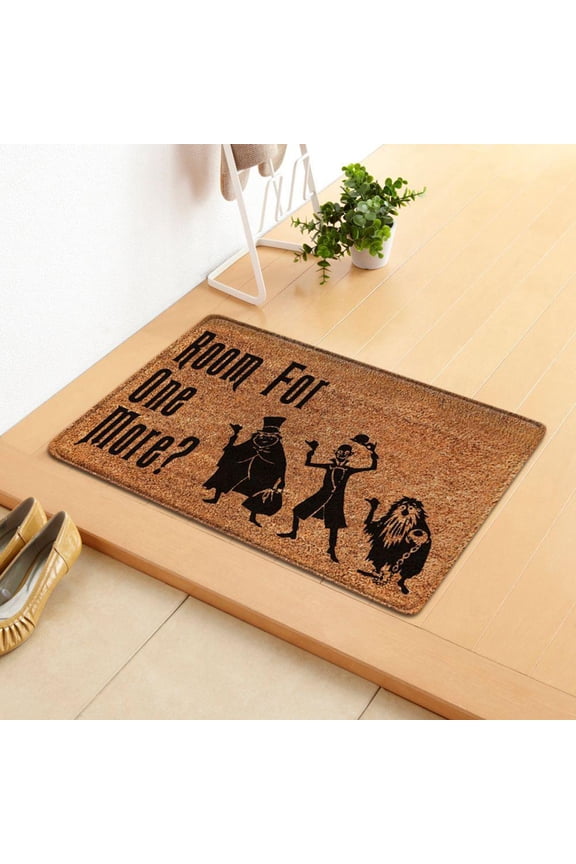 Room for One More? Doormat 30x17 Inches, Welcome Mat for Front Door, Entrance Mat with Anti-Slip PVC Backing, Funny Coir Mat