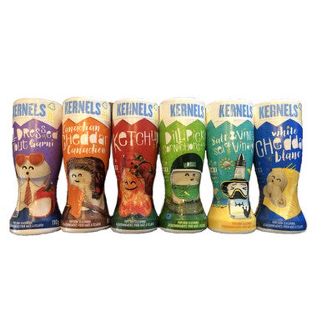 Kernels Popcorn Seasoning Canadian Bundle (Ketchup, All Dressed