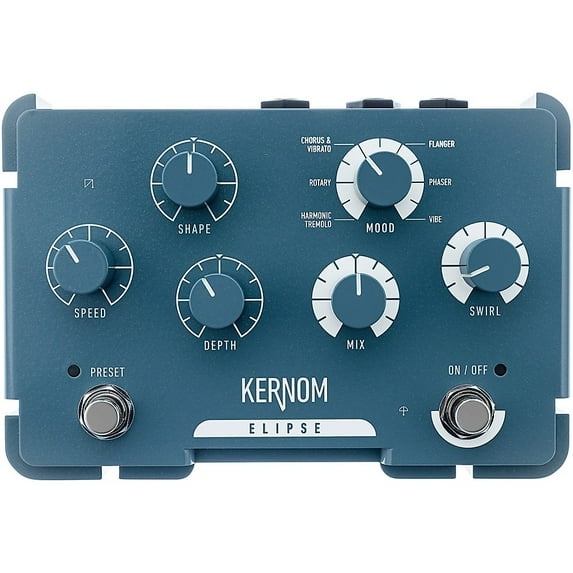 Kernom Elipse Modulation Effects Pedal Teal