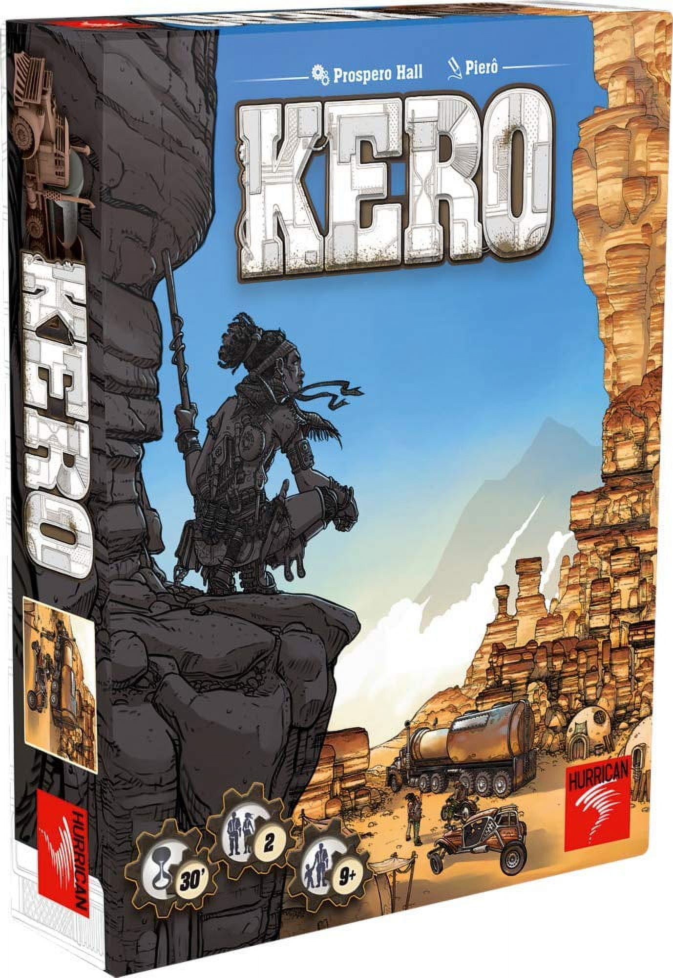 Fantasy Flight Games Kero Board Game | Apocalyptic Survival Game | Strategy  Game for Adults and Kids | Ages 8 and up | 2 Players | Average Playtime 30