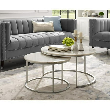 Kero Coffee Table, Silver