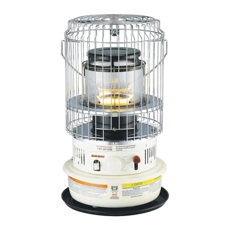 Kero World Convection Wick Indoor Space Heater with Radiant, White