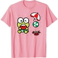 thumbnail image 1 of Keroppi Beach Summer Watermelon DTG Print Unisex T-Shirt,Light Pink Color,Size 4XL, 1 of 5