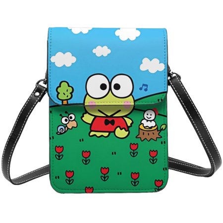 Keroppi Crossbody Cell Phone Purse for Women Lightweight Mini Shoulder Bag Wallet