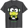 thumbnail image 1 of Keroppi DJ Record Spin DTG Print Unisex T-Shirt,Dark Heather Grey Color,Size YXS, 1 of 5
