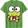 thumbnail image 1 of Keroppi Front Hello Greeting Cute DTG Print Unisex T-Shirt,Lime Color,Size YS, 1 of 5