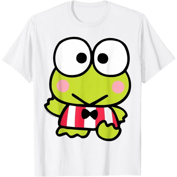 Keroppi Front Hello Greeting Cute DTG Print Unisex T-Shirt