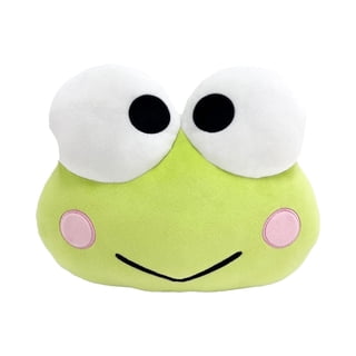 Sanrio Keroppi Hello Keroppi Small Cloud Pillow – Ultra Soft Plush Character Pillow for Kids