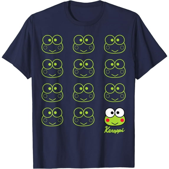 Keroppi Real One DTG Print Unisex T-Shirt,Navy Color,Size YL
