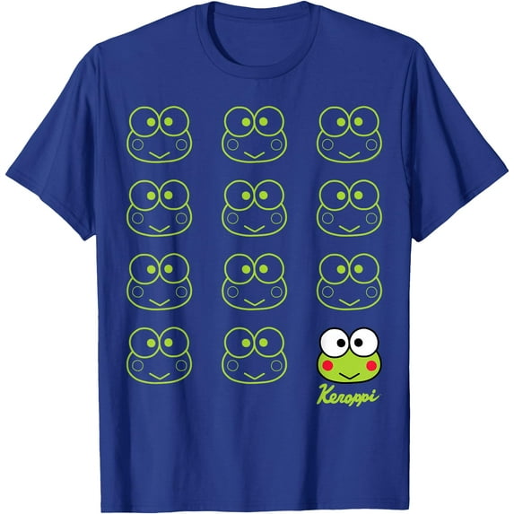 Keroppi Real One DTG Print Unisex T-Shirt,Royal Blue Color,Size XL