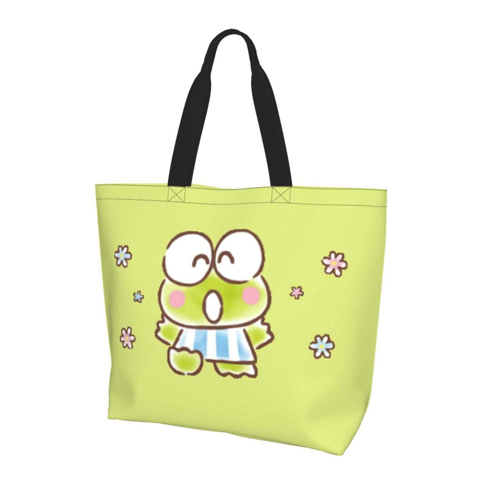 Keroppi Tote Bag For Women Cute Beach Bag Portable Handbag Ladies Sling ...