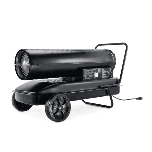 Kerosene Diesel Heater, 215000 BTU Forced Air Portable Heater with Thermostat, 13.2 Gallon Tank, Indoor Outdoor Heavy Duty Space Heater for Workshop, Farm, Industry
